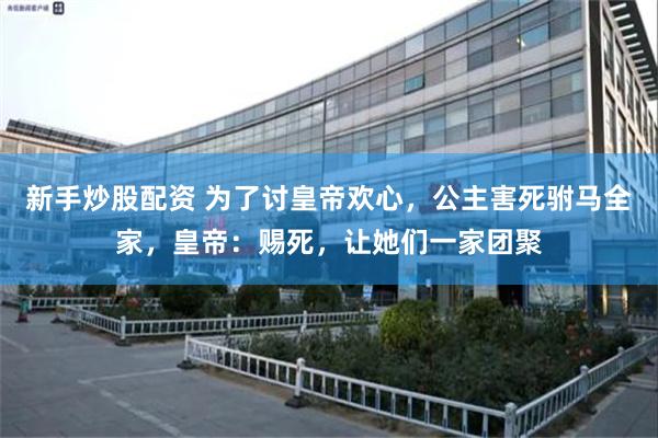 新手炒股配资 为了讨皇帝欢心，公主害死驸马全家，皇帝：赐死，让她们一家团聚