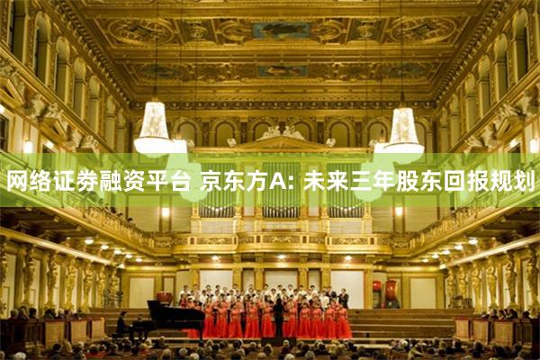 网络证劵融资平台 京东方A: 未来三年股东回报规划