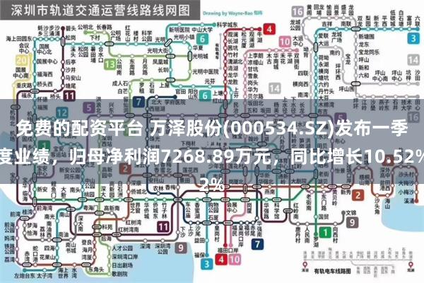 免费的配资平台 万泽股份(000534.SZ)发布一季度业绩，归母净利润7268.89万元，同比增长10.52%