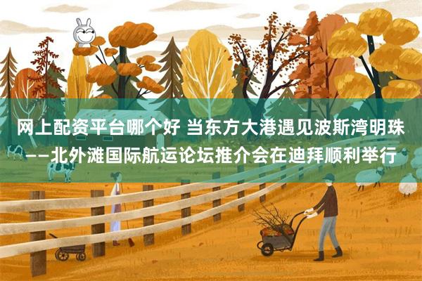 网上配资平台哪个好 当东方大港遇见波斯湾明珠——北外滩国际航运论坛推介会在迪拜顺利举行